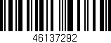 Código de barras (EAN, GTIN, SKU, ISBN): '46137292'