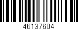 Código de barras (EAN, GTIN, SKU, ISBN): '46137604'