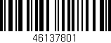 Código de barras (EAN, GTIN, SKU, ISBN): '46137801'