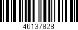 Código de barras (EAN, GTIN, SKU, ISBN): '46137828'