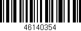 Código de barras (EAN, GTIN, SKU, ISBN): '46140354'