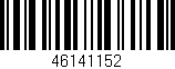 Código de barras (EAN, GTIN, SKU, ISBN): '46141152'