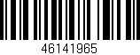 Código de barras (EAN, GTIN, SKU, ISBN): '46141965'