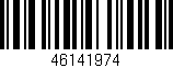 Código de barras (EAN, GTIN, SKU, ISBN): '46141974'