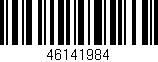 Código de barras (EAN, GTIN, SKU, ISBN): '46141984'