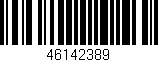 Código de barras (EAN, GTIN, SKU, ISBN): '46142389'