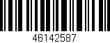 Código de barras (EAN, GTIN, SKU, ISBN): '46142587'