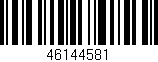 Código de barras (EAN, GTIN, SKU, ISBN): '46144581'
