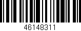 Código de barras (EAN, GTIN, SKU, ISBN): '46148311'