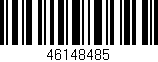 Código de barras (EAN, GTIN, SKU, ISBN): '46148485'