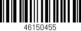 Código de barras (EAN, GTIN, SKU, ISBN): '46150455'
