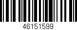 Código de barras (EAN, GTIN, SKU, ISBN): '46151599'