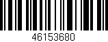 Código de barras (EAN, GTIN, SKU, ISBN): '46153680'