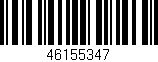 Código de barras (EAN, GTIN, SKU, ISBN): '46155347'