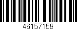Código de barras (EAN, GTIN, SKU, ISBN): '46157159'