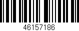 Código de barras (EAN, GTIN, SKU, ISBN): '46157186'