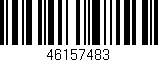 Código de barras (EAN, GTIN, SKU, ISBN): '46157483'