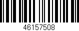 Código de barras (EAN, GTIN, SKU, ISBN): '46157508'