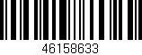 Código de barras (EAN, GTIN, SKU, ISBN): '46158633'