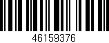 Código de barras (EAN, GTIN, SKU, ISBN): '46159376'