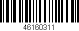 Código de barras (EAN, GTIN, SKU, ISBN): '46160311'