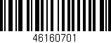 Código de barras (EAN, GTIN, SKU, ISBN): '46160701'