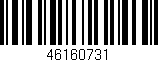 Código de barras (EAN, GTIN, SKU, ISBN): '46160731'
