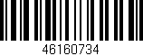 Código de barras (EAN, GTIN, SKU, ISBN): '46160734'