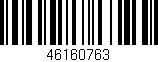 Código de barras (EAN, GTIN, SKU, ISBN): '46160763'
