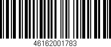 Código de barras (EAN, GTIN, SKU, ISBN): '46162001783'