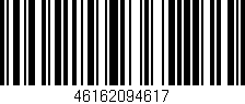 Código de barras (EAN, GTIN, SKU, ISBN): '46162094617'