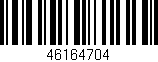Código de barras (EAN, GTIN, SKU, ISBN): '46164704'