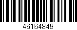 Código de barras (EAN, GTIN, SKU, ISBN): '46164849'