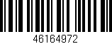 Código de barras (EAN, GTIN, SKU, ISBN): '46164972'