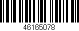 Código de barras (EAN, GTIN, SKU, ISBN): '46165078'
