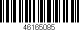 Código de barras (EAN, GTIN, SKU, ISBN): '46165085'