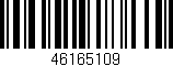 Código de barras (EAN, GTIN, SKU, ISBN): '46165109'