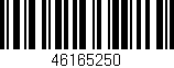 Código de barras (EAN, GTIN, SKU, ISBN): '46165250'