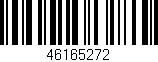 Código de barras (EAN, GTIN, SKU, ISBN): '46165272'