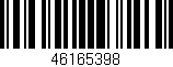 Código de barras (EAN, GTIN, SKU, ISBN): '46165398'