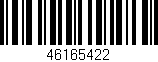 Código de barras (EAN, GTIN, SKU, ISBN): '46165422'
