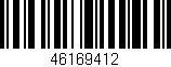 Código de barras (EAN, GTIN, SKU, ISBN): '46169412'