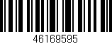 Código de barras (EAN, GTIN, SKU, ISBN): '46169595'