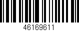 Código de barras (EAN, GTIN, SKU, ISBN): '46169611'