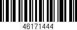 Código de barras (EAN, GTIN, SKU, ISBN): '46171444'