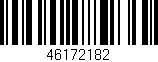 Código de barras (EAN, GTIN, SKU, ISBN): '46172182'