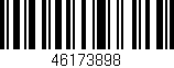 Código de barras (EAN, GTIN, SKU, ISBN): '46173898'