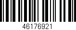 Código de barras (EAN, GTIN, SKU, ISBN): '46176921'