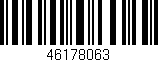 Código de barras (EAN, GTIN, SKU, ISBN): '46178063'