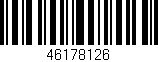 Código de barras (EAN, GTIN, SKU, ISBN): '46178126'